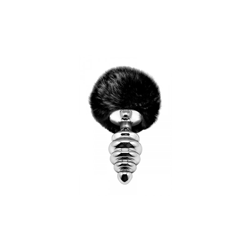 Plug métal Fluffy Twist L noir - Alive