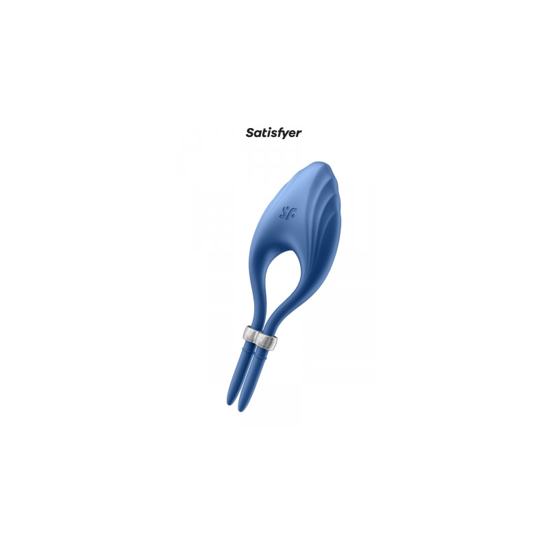 Anneau vibrant Duelist bleu - Satisfyer