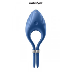 Anneau vibrant Duelist bleu - Satisfyer