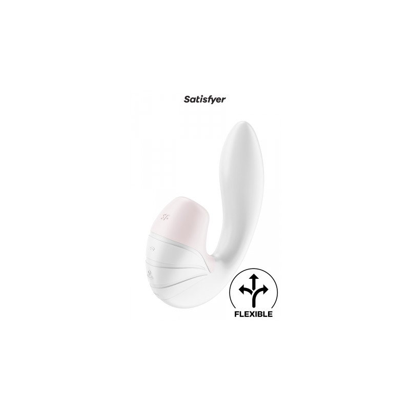 Double stimulateur Supernova blanc - Satisfyer