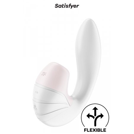 Double stimulateur Supernova blanc - Satisfyer