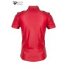 Chemise manches courtes wetlook rouge Carlo - Regnes