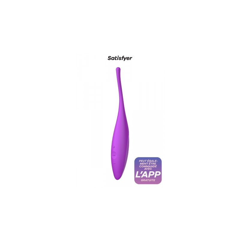 Stimulateur connecté Twirling Joy fuchsia - Satisfyer