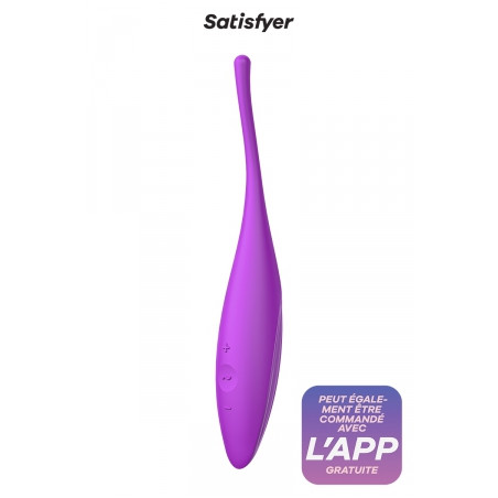 Stimulateur connecté Twirling Joy fuchsia - Satisfyer