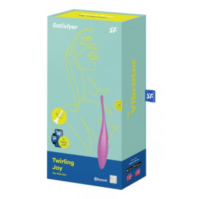 Stimulateur connecté Twirling Joy fuchsia - Satisfyer