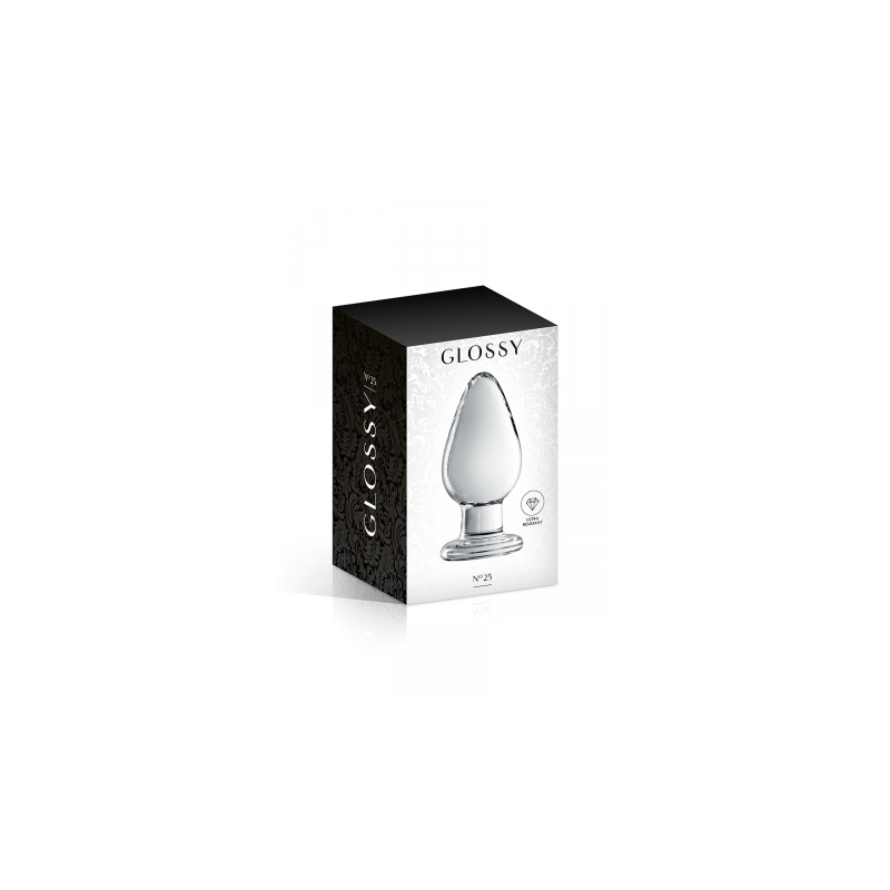 Plug anal verre Glossy Toys n° 25 Clear