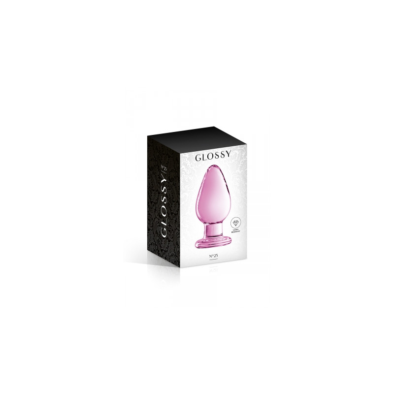 Plug anal verre Glossy Toys n° 25 Pink