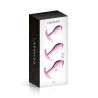 Set 3 plugs anal en verre Glossy Toys n° 17 Pink