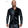 Chemise wetlook et vinyle H064