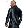 Chemise wetlook et vinyle H064