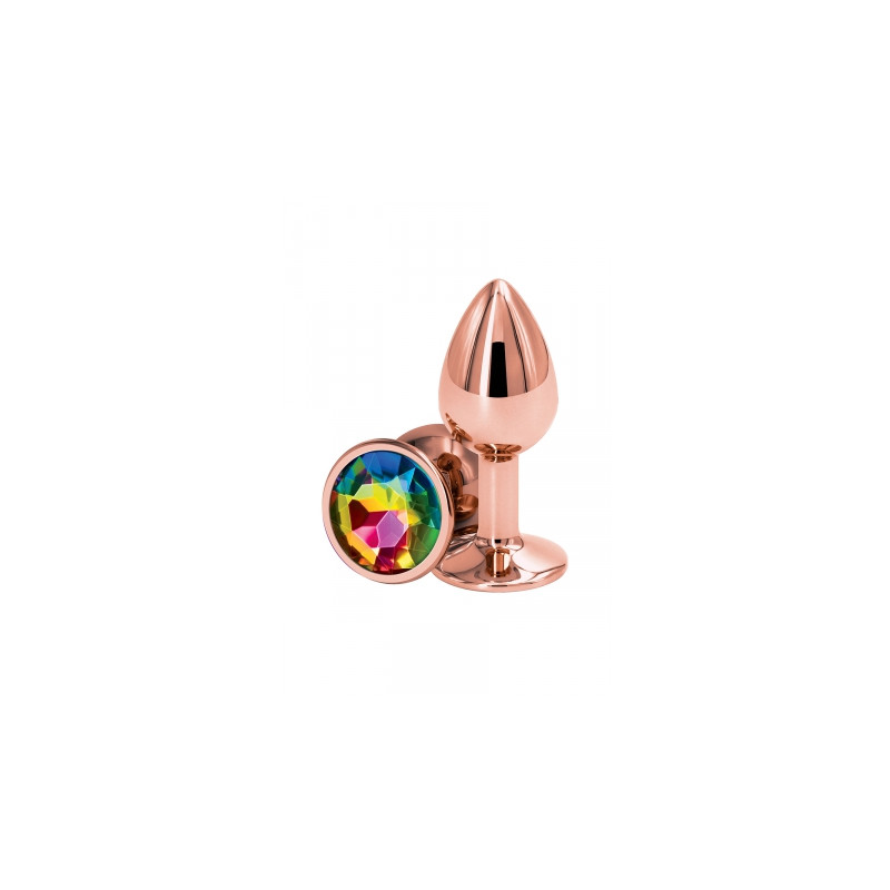 Plug anal aluminium rose gold S - Rear Assets