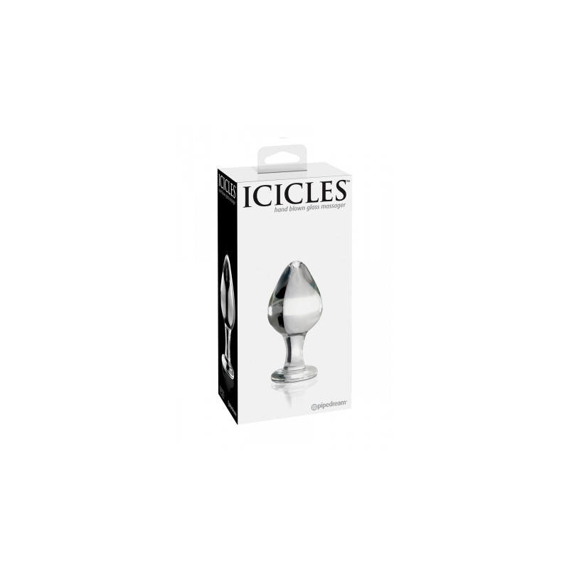 Plug anal verre Icicles n° 25