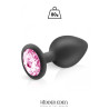 Plug bijou silicone noir L - Hidden Eden