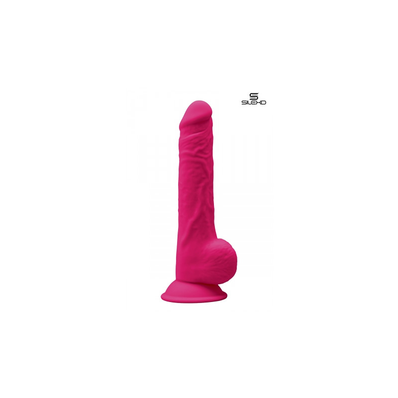 Gode double densité rose 24 cm - Modèle 3