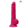 Gode double densité rose 24 cm - Modèle 3