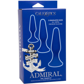 ADMIRAL - KIT 3 PLUG ANAL BLEU