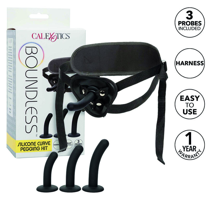 CALIFORNIA EXOTICS - BOUNDLESS KIT DE CHEVILLEMENT DE COURBE EN SILICONE