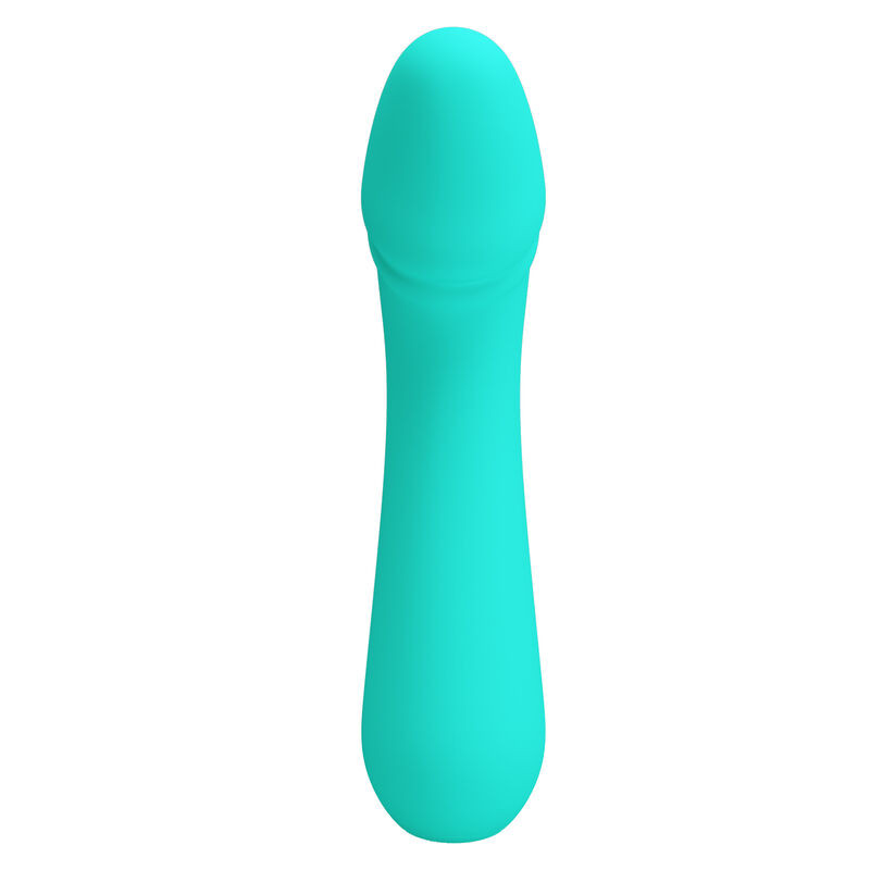 PRETTY LOVE - VIBRATEUR RECHARGEABLE CETUS VERT AQUA