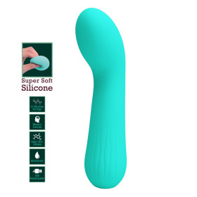 PRETTY LOVE - VIBRATEUR RECHARGEABLE FAUN VERT AQUA