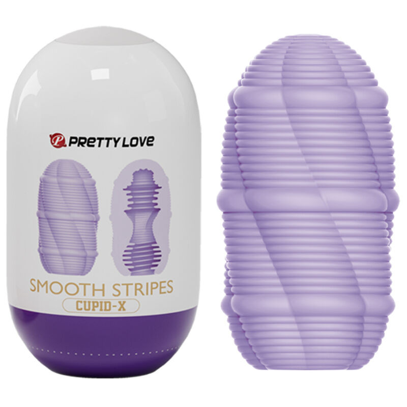 PRETTY LOVE - OEUF MASTURBATEUR CUPID  RAYURES LISSES