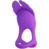 PRETTY LOVE - ANNEAU PÉNIS VIBRANT 7 VIBRATIONS SILICONE VIOLET