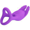 PRETTY LOVE - ANNEAU PÉNIS VIBRANT 7 VIBRATIONS SILICONE VIOLET