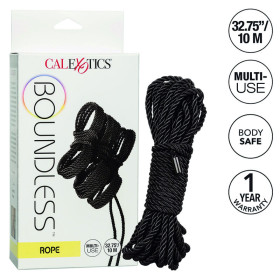 CALIFORNIA EXOTICS - BOUNDLESS CORDE 10M NOIRE