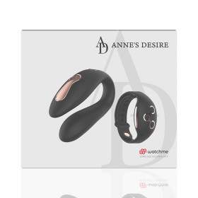 ANNE'S DESIRE - DUAL PLEASURE TECNOLOG A WATCHME NOIR/OR