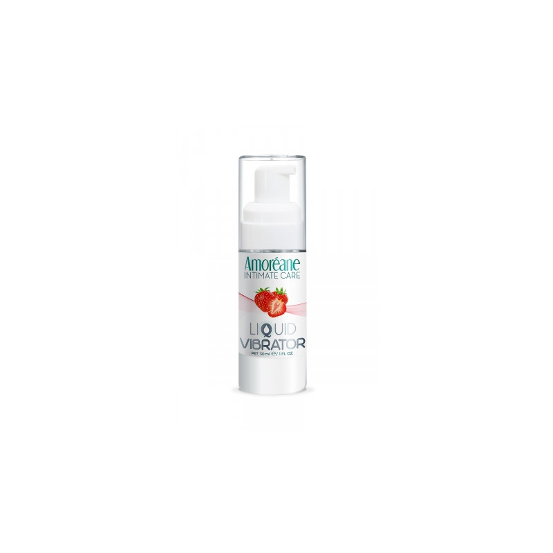 Lubrifiant stimulant Fraise 30ml - Amoreane Med