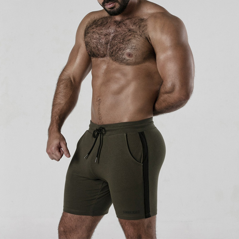 PANTALON SIDE STRIP SHORT KHAKI LOCKER GEAR