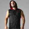 GILET LOOK AT HARDER HOODY ROUGE LOCKER GEAR