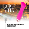 DOLCE VITA - VIBRATEUR RECHARGEABLE ONE ROSE 7 VITESSES