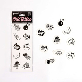 Spicy collection - Tatouages temporaires pack de 10