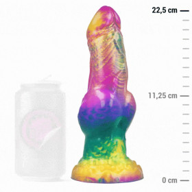 EPIC - GODE IRIS AVEC TESTICULES ARC-EN-CIEL DE PLAISIR