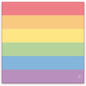 PRIDE - SET 20 SERVIETTES DRAPEAU LGBT