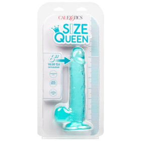 CALIFORNIA EXOTICS - GODE TAILLE REINE BLEU 15.3 CM