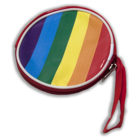 PRIDE - PORTEFEUILLE ROND DRAPEAU LGBT