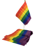 FIERTÉ - DRAPEAU LGBT PETIT DRAPEAU BANNIÈRE