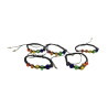 PRIDE - BRACELET BOULE EN VERRE DRAPEAU LGBT