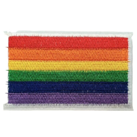 PRIDE - PATCH CARRÉ DRAPEAU LGTB