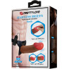 PRETTY LOVE - SLIP HARNAIS STARKS DILDO VIBRANT MULTI-VITESSES 17,5 CM MARRON CLAIR