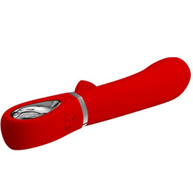 PRETTY LOVE - VIBRATEUR MULTIFONCTION G-SPOT THOMAS ROUGE