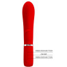 PRETTY LOVE - VIBRATEUR MULTIFONCTION G-SPOT THOMAS ROUGE