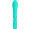 PRETTY LOVE - VIBRATEUR MULTIFONCTION G-SPOT THOMAS VERT AQUA