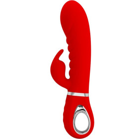 PRETTY LOVE - VIBRATEUR MULTIFONCTION G-SPOT PRESCOTT ROUGE