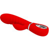 PRETTY LOVE - VIBRATEUR MULTIFONCTION G-SPOT PRESCOTT ROUGE