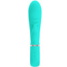 PRETTY LOVE - VIBRATEUR MULTIFONCTION G-SPOT PRESCOTT VERT AQUA