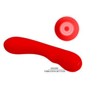 PRETTY LOVE - VIBRATEUR RECHARGEABLE PRESCOTT ROUGE