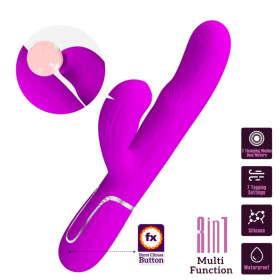 PRETTY LOVE - VIBRATEUR POINT G MULTIFONCTION 3 EN 1 PERLITA VIOLET