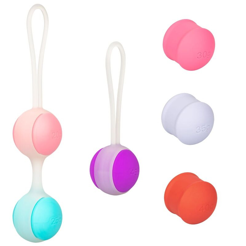 CALIFORNIA EXOTICS - ELLE-OLOGIE ENSEMBLE BOLAS KEGEL INTERCAMBIABLES